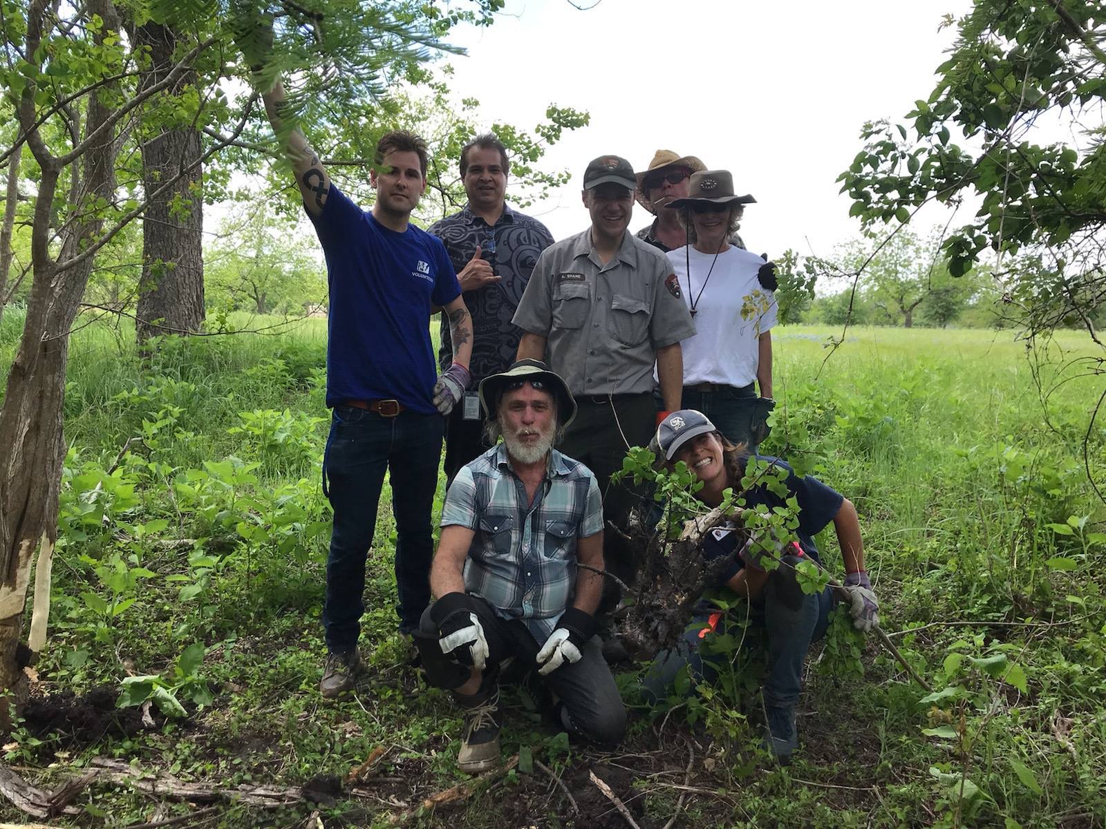 Volunteers at Lyndon B. Johnson National Historical Park